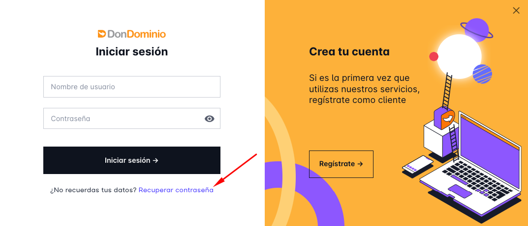RecuperarContraseña