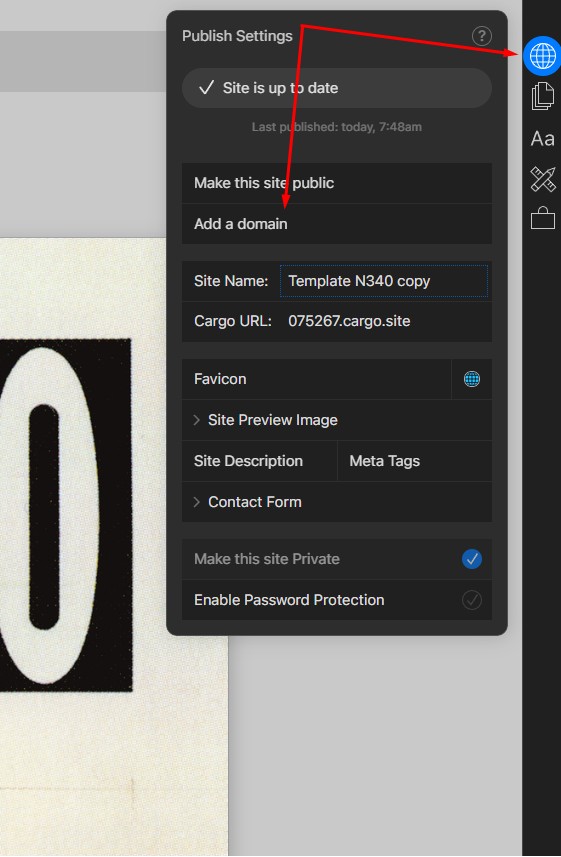 Publish Settings