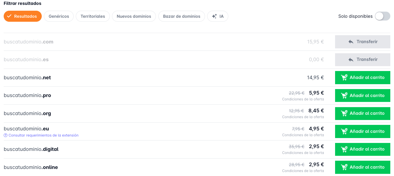 Resultados de la búsqueda