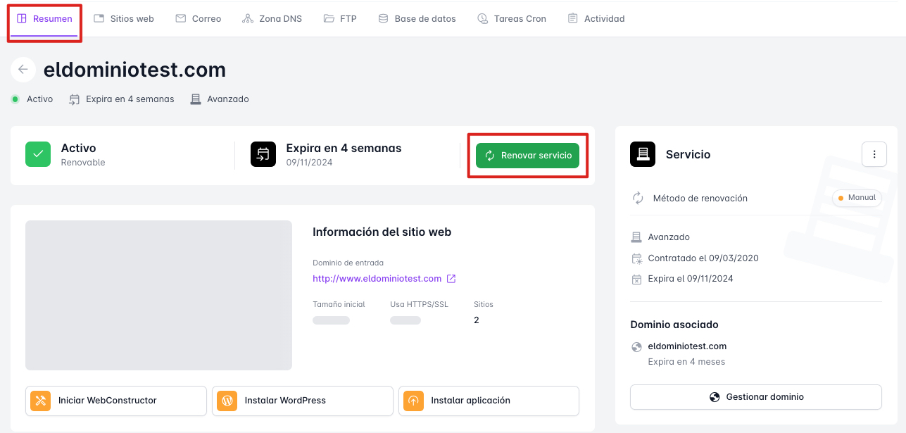 Renovar Hosting