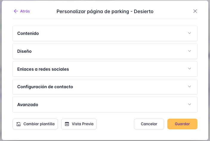 Personalizar Parking