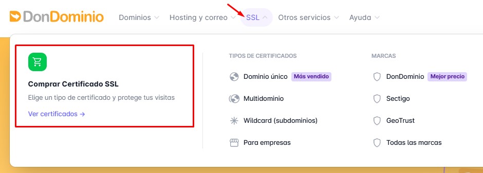 Comprar Certificado SSL
