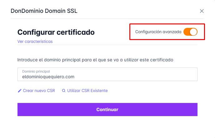 Configuração Avançada